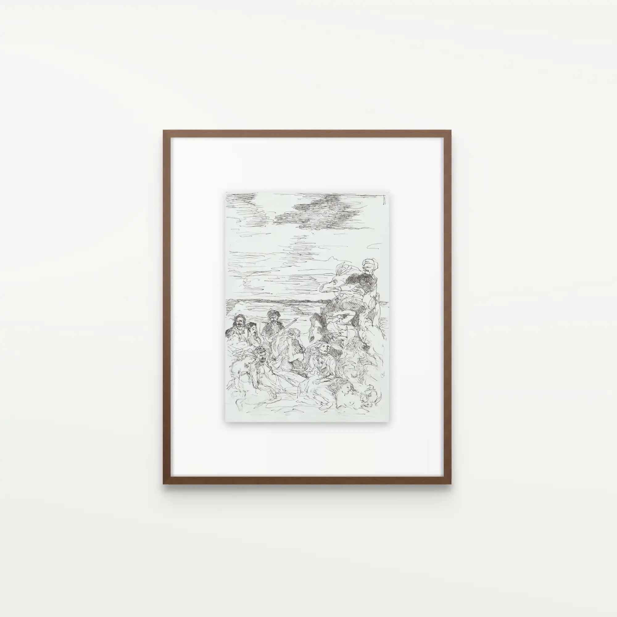 Massacre at Chios (after Delacroix), 2023,Original Artwork - Andrew Kayser Editions