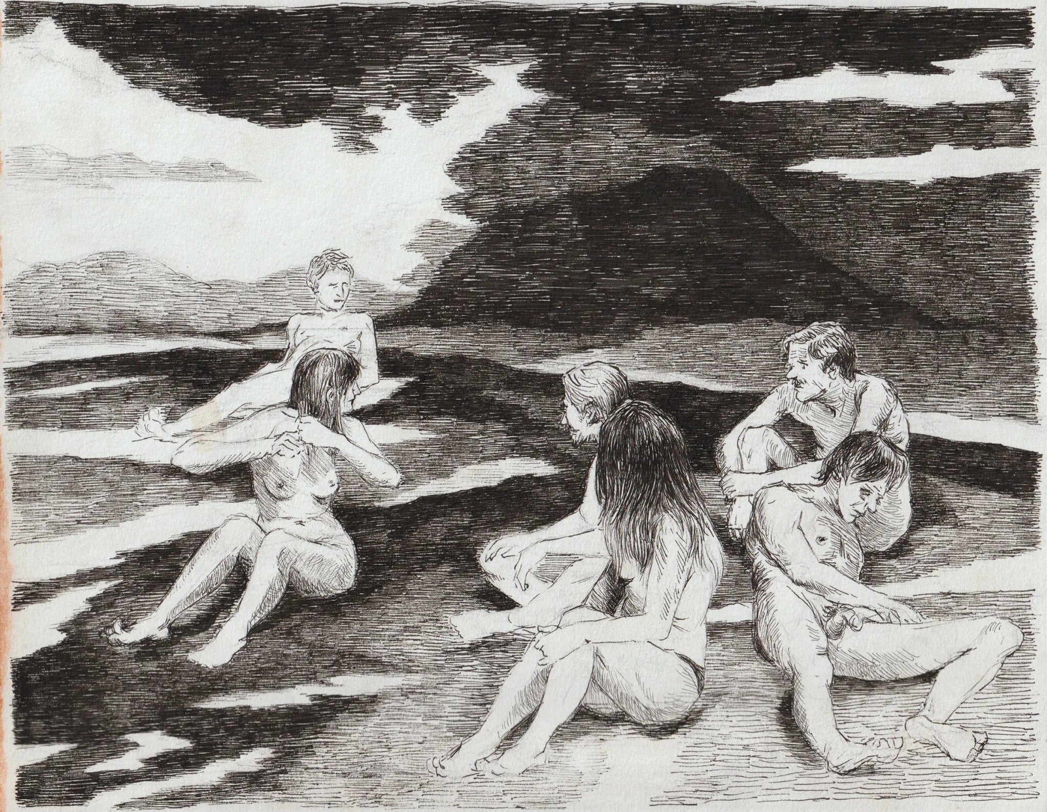 Day at the Beach (2025),Original Artwork - Andrew Kayser Editions