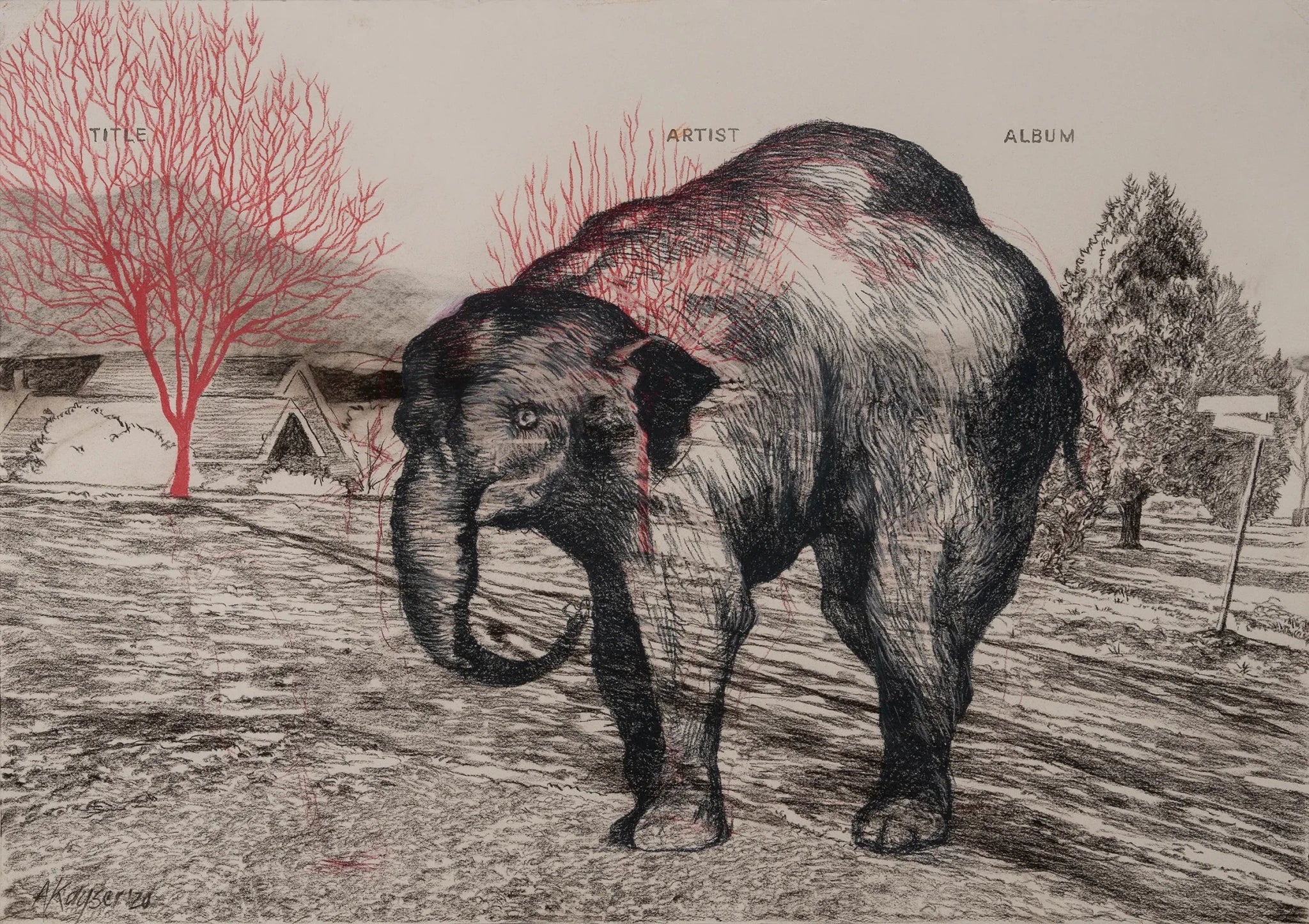 Town With No Name (2020),Original Artwork - Andrew Kayser Editions