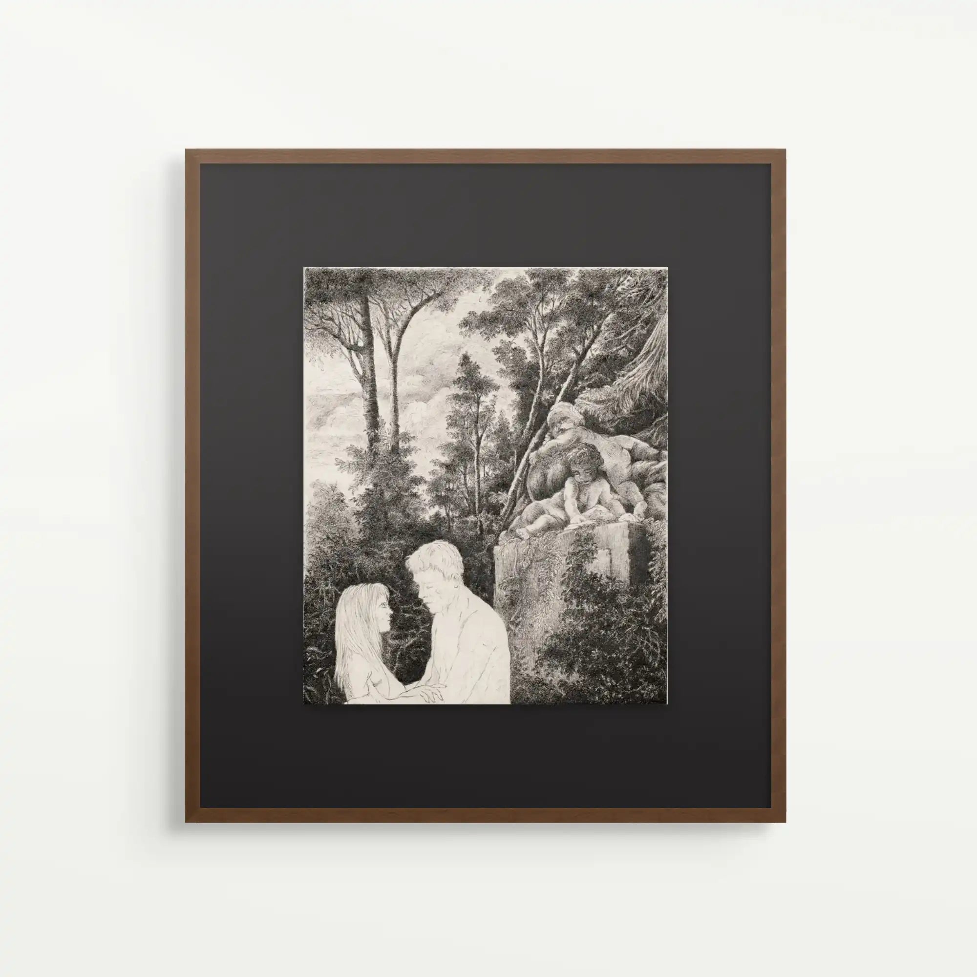 Lovers Beneath the Tree, 2023,Original Artwork - Andrew Kayser Editions