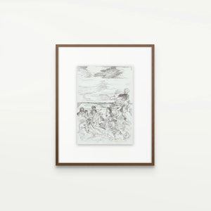 Massacre at Chios (after Delacroix), 2023,Original Artwork - Andrew Kayser Editions