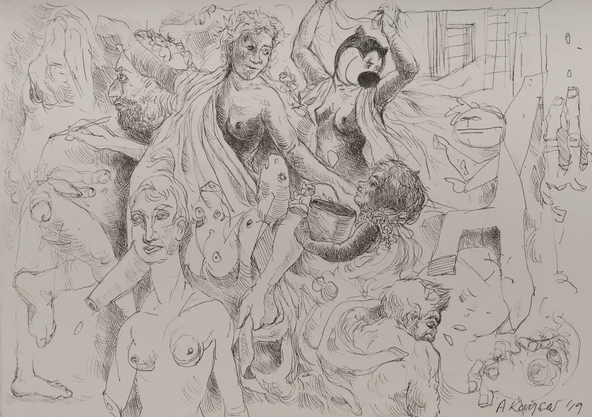 Studio Dream III, 2019,Original Artwork - Andrew Kayser Editions