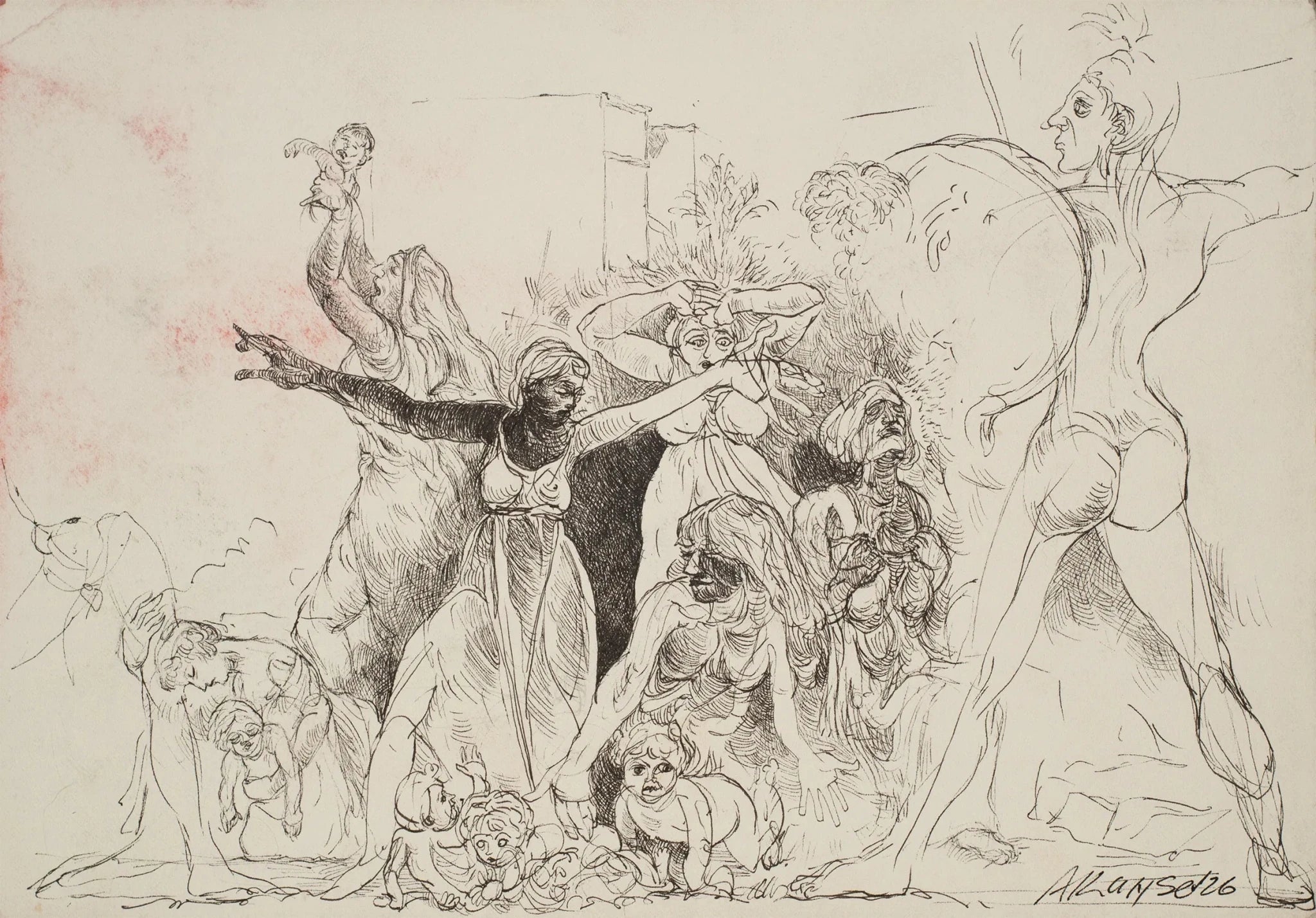 Study of the Sabine Women (2026),Original Artwork - Andrew Kayser Editions