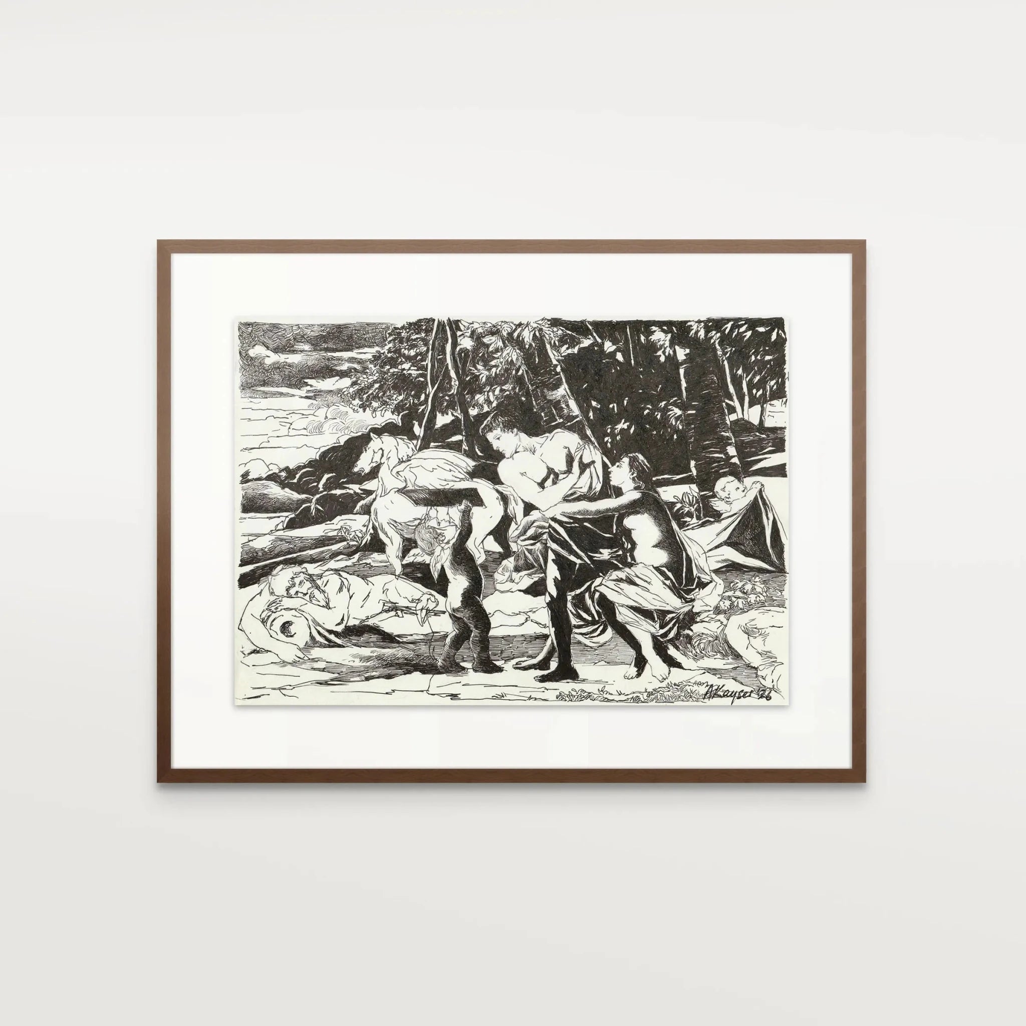 Reflection (2026),Original Artwork - Andrew Kayser Editions