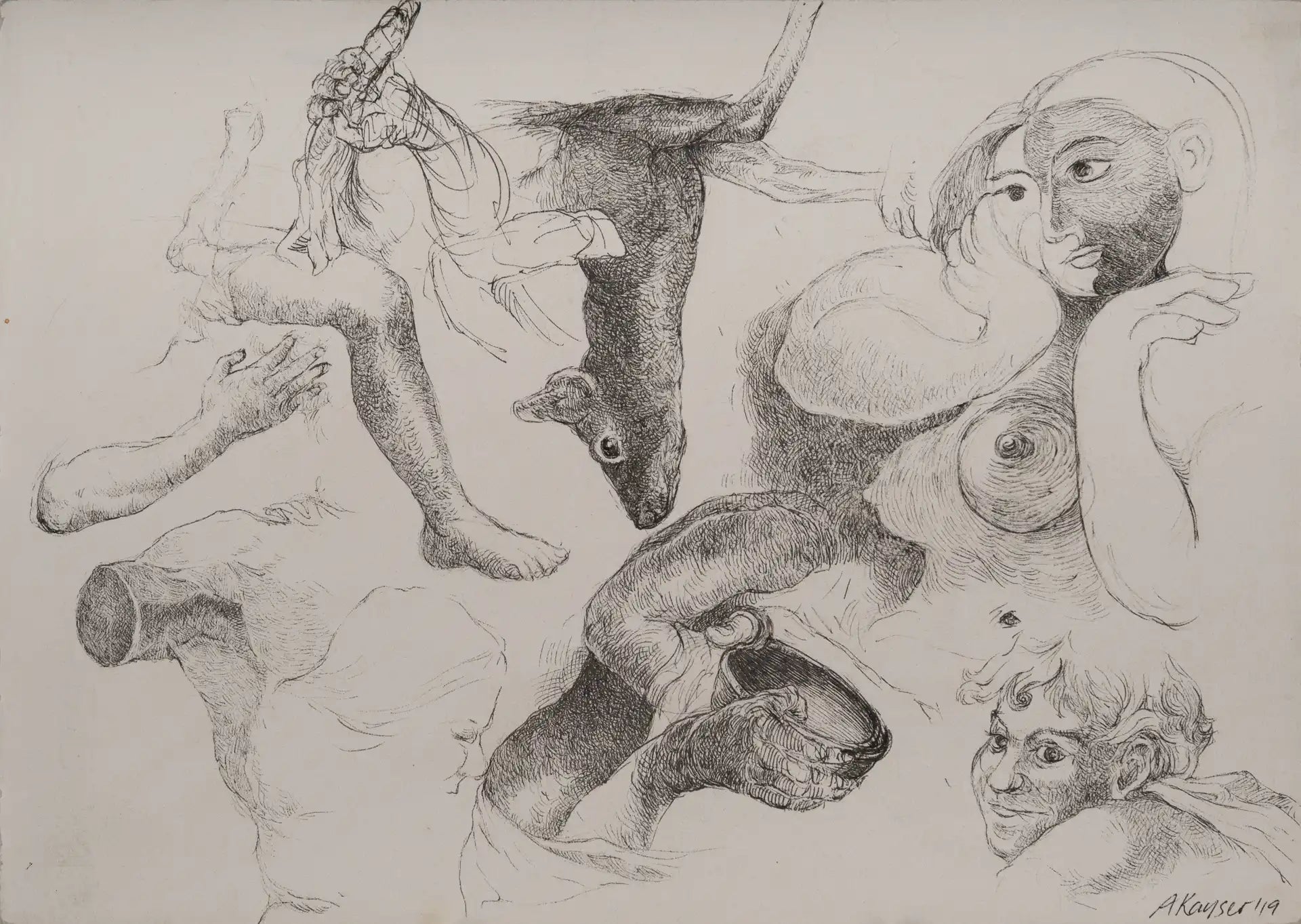 Studio Dream I, 2019,Original Artwork - Andrew Kayser Editions